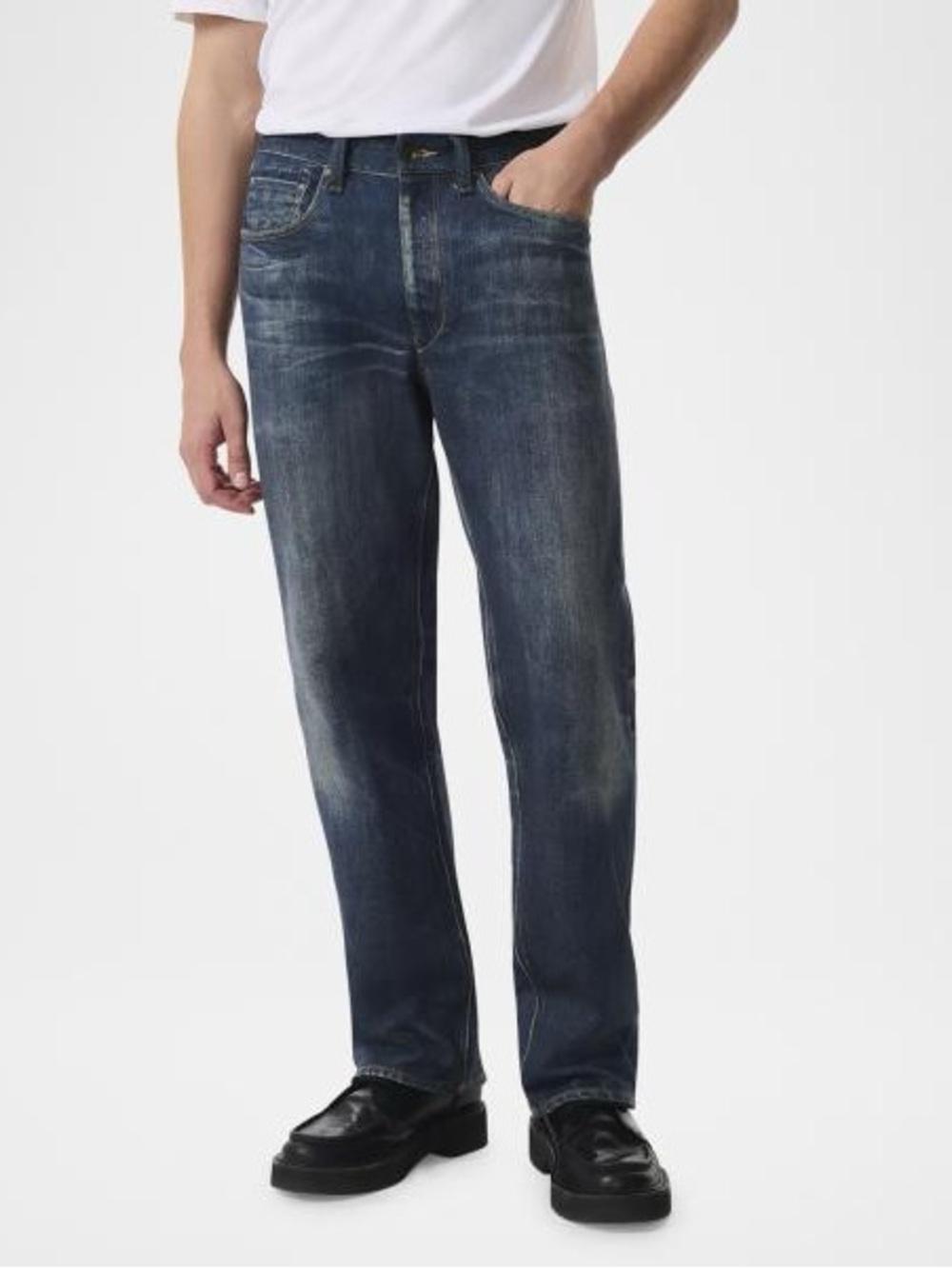 RAG & BONE FIT 4 MIRAMAR TERRY SELVEDGE SOFT TRACK PANTS IN EMPIRE 33x32 NWT